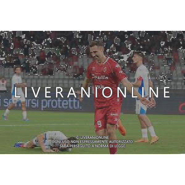 TVEM August 27, 2024 Bari, Italy - SSC Bari vs US Sassuolo - Italian soccer serie B 2024/25 - San Nicola Stadium. In the pic: Andrija Novakovich of SSC Bari celebrates after scoring a goal that was after disallowed ©Emanuele Mastrodonato/AGENZIA ALDO LIVERANI SAS