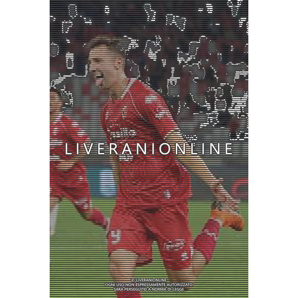 TVEM August 27, 2024 Bari, Italy - SSC Bari vs US Sassuolo - Italian soccer serie B 2024/25 - San Nicola Stadium. In the pic: Andrija Novakovich of SSC Bari celebrates after scoring a goal that was after disallowed ©Emanuele Mastrodonato/AGENZIA ALDO LIVERANI SAS