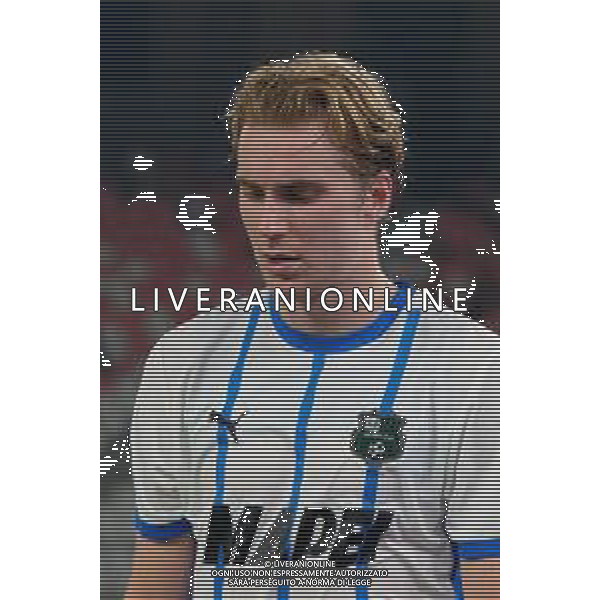 TVEM August 27, 2024 Bari, Italy - SSC Bari vs US Sassuolo - Italian soccer serie B 2024/25 - San Nicola Stadium. In the pic: Kristian Thorstvedt of US Sassuolo ©Emanuele Mastrodonato/AGENZIA ALDO LIVERANI SAS