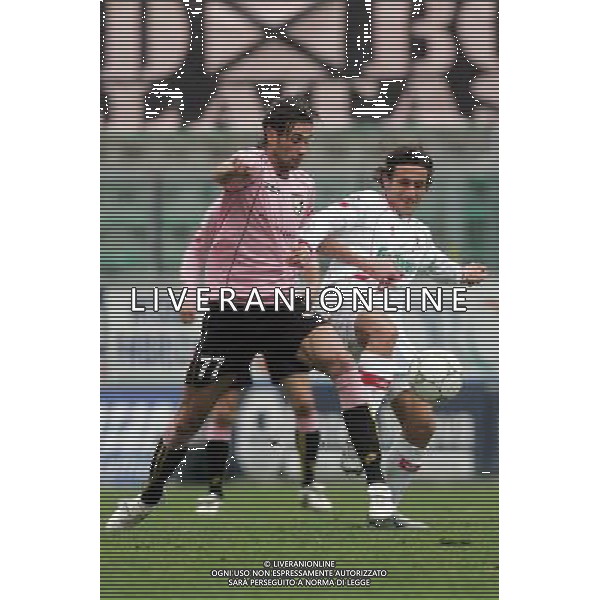 PALERMO, 10-01-2006 PALERMO - BARI COPPA ITALIA TIM CUP NELLA FOTO RINAUDO-SANTORUVO PH ALDO LIVERANI