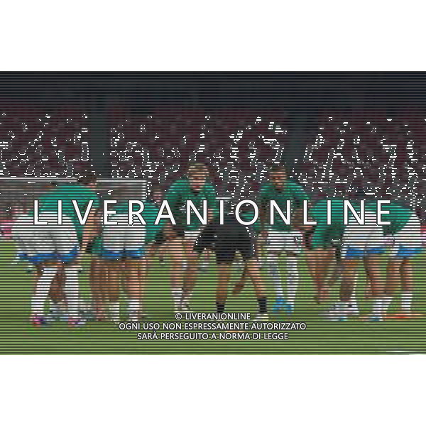 TVEM August 27, 2024 Bari, Italy - SSC Bari vs US Sassuolo - Italian soccer serie B 2024/25 - San Nicola Stadium. In the pic: Players of US Sassuolo warms up ©Emanuele Mastrodonato/AGENZIA ALDO LIVERANI SAS