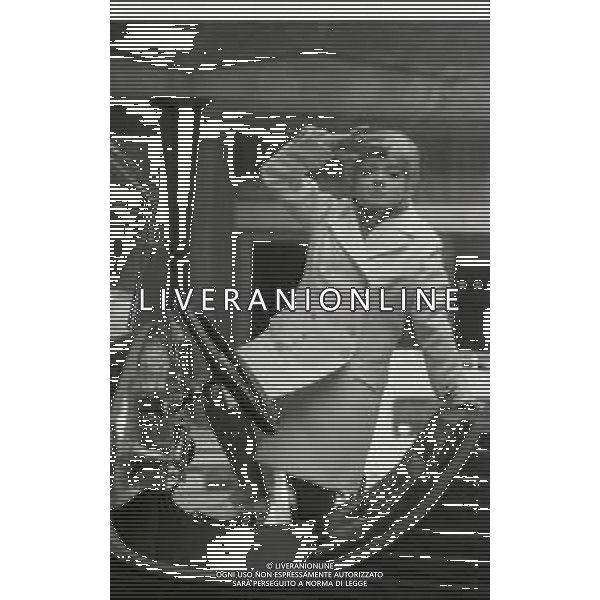 NEG-RETROSPETTIVA RITA PAVONE CANTANTE NELLA FOTO RITA PAVONE NELL\'ANNO 1969 A SANREMO AG ALDO LIVERANI SAS