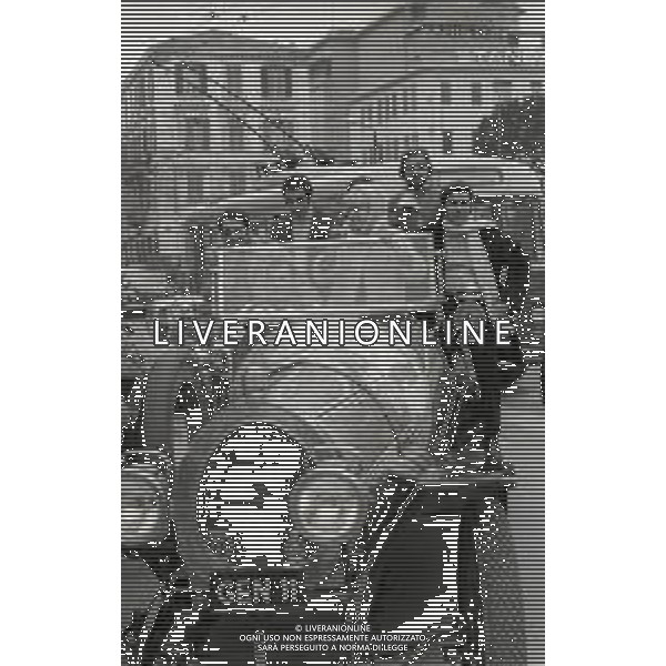 NEG-RETROSPETTIVA RITA PAVONE CANTANTE NELLA FOTO RITA PAVONE NELL\'ANNO 1969 A SANREMO AG ALDO LIVERANI SAS