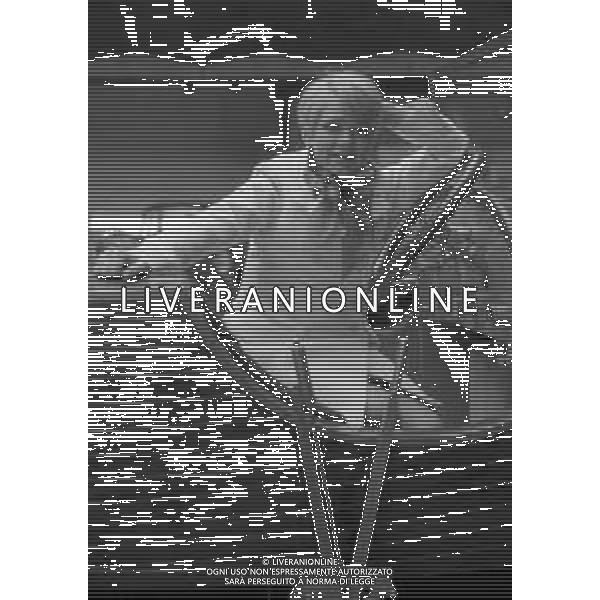 NEG-RETROSPETTIVA RITA PAVONE CANTANTE NELLA FOTO RITA PAVONE NELL\'ANNO 1969 A SANREMO AG ALDO LIVERANI SAS