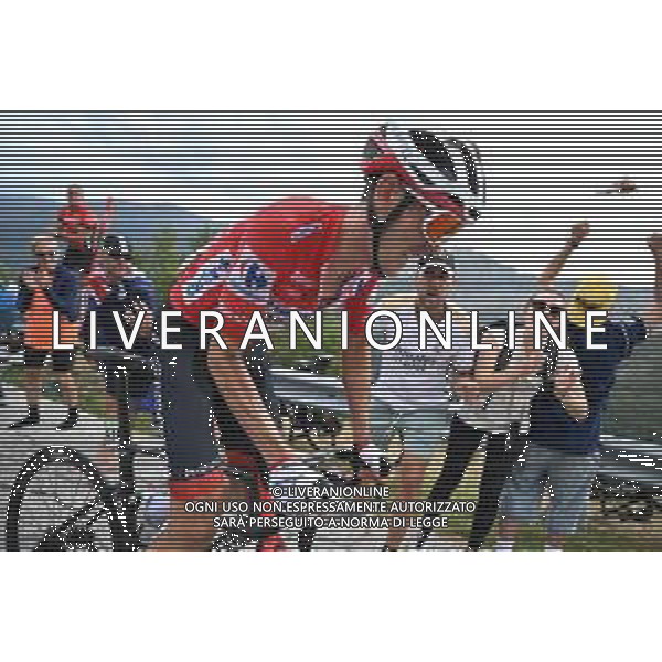 30-08-2024 Vuelta A Espana; Tappa 13 Lugo - Puerto De Ancares; 2024, Decathlon - Ag2r La Mondiale; O\'connor, Ben; Puerto De Ancares; ©SIROTTI / AGENZIA ALDO LIVERANI SAS