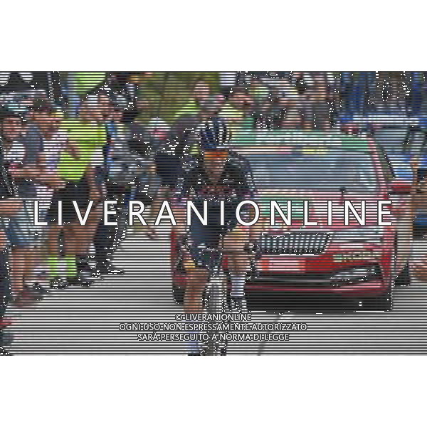 30-08-2024 Vuelta A Espana; Tappa 13 Lugo - Puerto De Ancares; 2024, Red Bull - Bora - Hansgrohe; Roglic, Primoz; Puerto De Ancares; ©SIROTTI / AGENZIA ALDO LIVERANI SAS