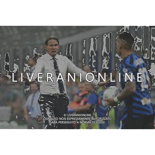 Inter vs Atalanta nella foto Simone Inzaghi allenatore Inter e sulla DX Lautaro Martinez (Inter) Milano 30-08-2024 Stadio Giuseppe Meazza - San Siro Campionato Serie A Enilive - 3a giornata foto Roberto Garavaglia/Agenzia Aldo Liverani sas