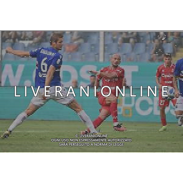 TVRG Sampdoria vs Bari nella foto Ahmad Benali (Bari) occasione da gol Genova 31-08-2024 Stadio Luigi Ferraris - Marassi Campionato Serie BKT - 4a giornata foto Roberto Garavaglia/Agenzia Aldo Liverani sas