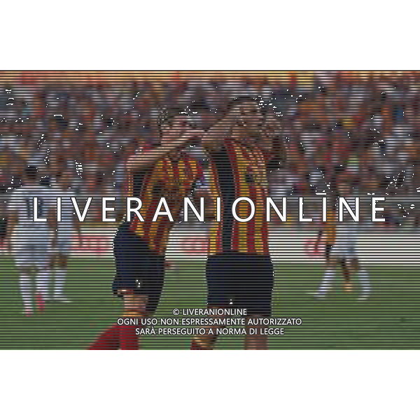 TVEM August 31, 2024 Lecce, Italy - US Lecce vs Cagliari - Italian soccer serie A 2024/25 - Via Del Mare Stadium. In the pic: Nikola Krstovic of US Lecce celebrates after scoring a goal ©Emanuele Mastrodonato / AGENZIA ALDO LIVERANI SAS