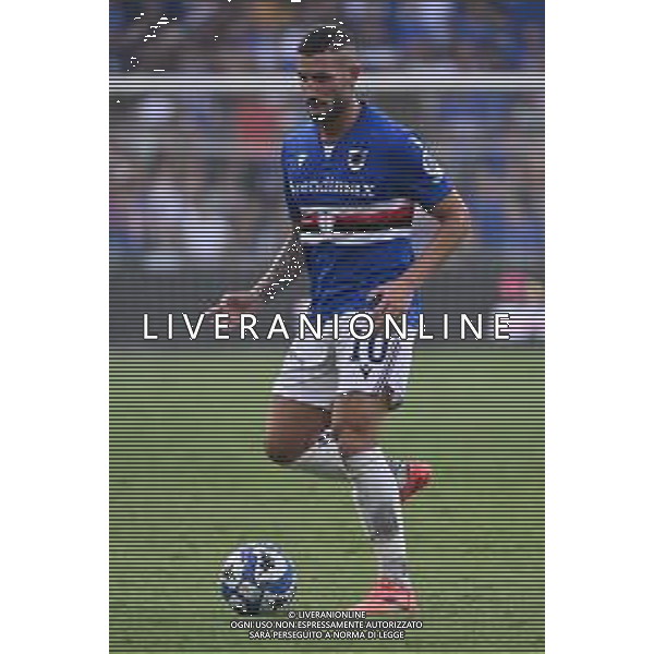 TVRG Sampdoria vs Bari nella foto Gennaro Tutino (Sampdoria) Genova 31-08-2024 Stadio Luigi Ferraris - Marassi Campionato Serie BKT - 4a giornata foto Roberto Garavaglia/Agenzia Aldo Liverani sas