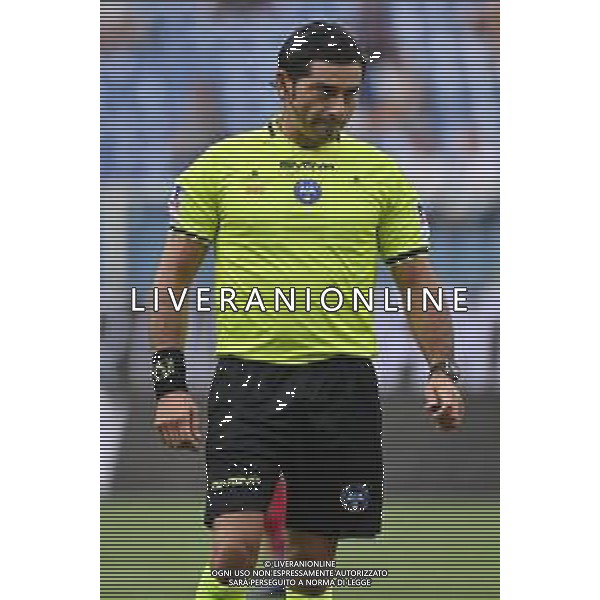 TVRG Sampdoria vs Bari nella foto l\'arbitro Fabio Maresca di Napoli Genova 31-08-2024 Stadio Luigi Ferraris - Marassi Campionato Serie BKT - 4a giornata foto Roberto Garavaglia/Agenzia Aldo Liverani sas