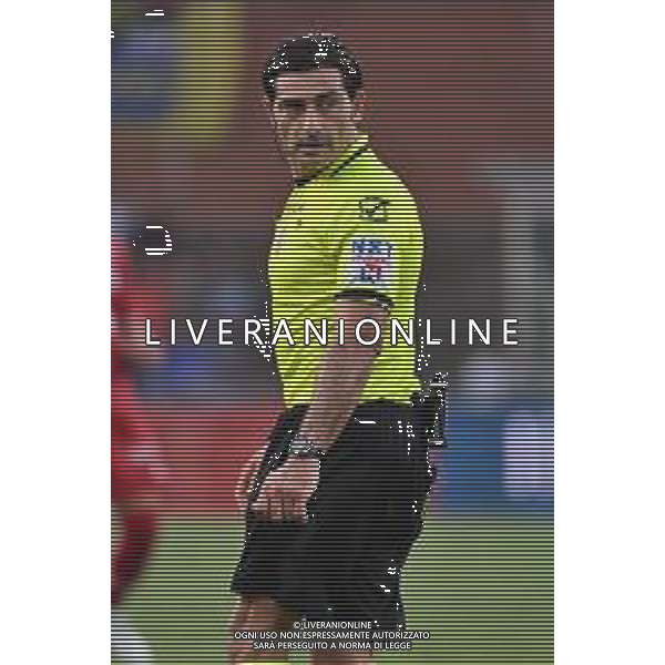 TVRG Sampdoria vs Bari nella foto l\'arbitro Fabio Maresca di Napoli Genova 31-08-2024 Stadio Luigi Ferraris - Marassi Campionato Serie BKT - 4a giornata foto Roberto Garavaglia/Agenzia Aldo Liverani sas