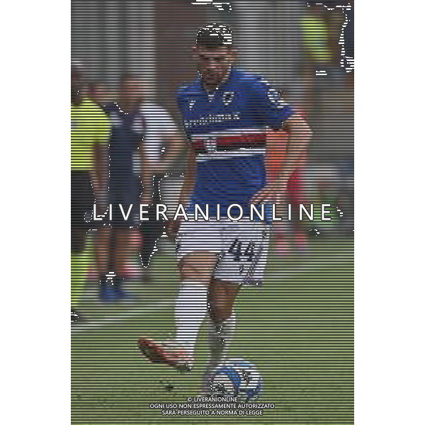 TVRG Sampdoria vs Bari nella foto Nikolas Ioannou (Sampdoria) Genova 31-08-2024 Stadio Luigi Ferraris - Marassi Campionato Serie BKT - 4a giornata foto Roberto Garavaglia/Agenzia Aldo Liverani sas