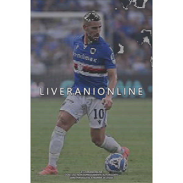 TVRG Sampdoria vs Bari nella foto Gennaro Tutino (Sampdoria) Genova 31-08-2024 Stadio Luigi Ferraris - Marassi Campionato Serie BKT - 4a giornata foto Roberto Garavaglia/Agenzia Aldo Liverani sas