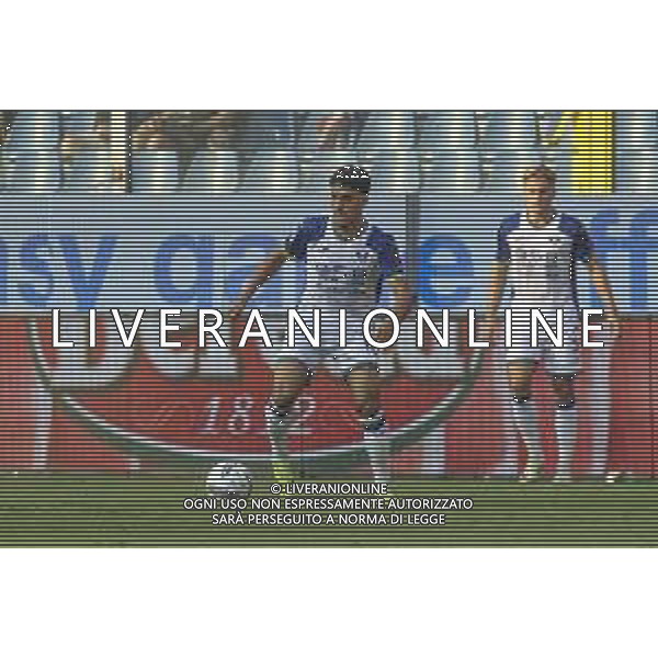 Abdou Harroui of Hellas Verona FC play the ball during Genoa CFC vs Hellas Verona FC, 3° Serie A Enilive 2024-25 game at G. Ferraris Stadium in Genova (GE), Italy, on September 01, 2024. (Photo by Davide Casentini) ©CASENTINI/ AGENZIA ALDO LIVERANI SAS