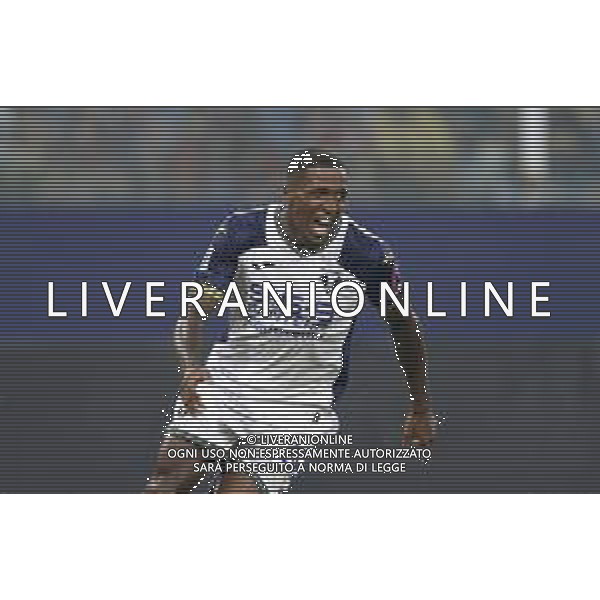 Jackson Tchatchoua of Hellas Verona FC celebrates after scoring during Genoa CFC vs Hellas Verona FC, 3° Serie A Enilive 2024-25 game at G. Ferraris Stadium in Genova (GE), Italy, on September 01, 2024. (Photo by Davide Casentini) ©CASENTINI/ AGENZIA ALDO LIVERANI SAS