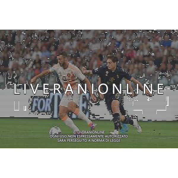 Torino 01.09.2024 Allianz Stadium @Manuela Viganti /Ag. Aldo Liverani sas Juventus vs Roma Campionato Calcio Serie A Enilive 2024/2025 3a giornata Nella foto: brian cristante e kenan yildiz ©Viganti/ AGENZIA ALDO LIVERANI SAS