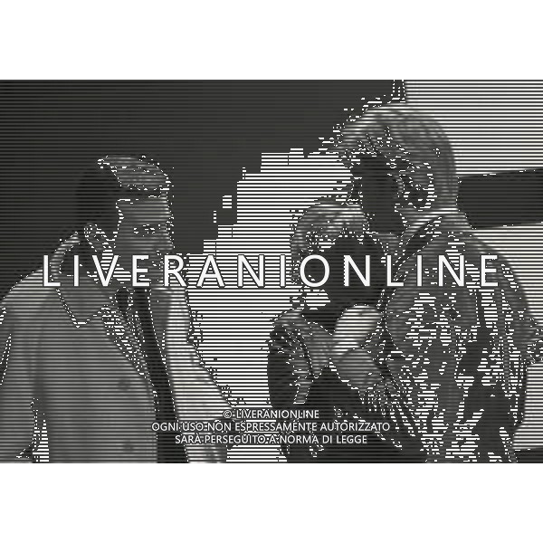 NEG-RETROSPETTIVA RITA PAVONE CANTANTE  NELLA FOTO RITA PAVONE A ROMA CON GIANCARLO GIANNINI E TEDDY RENO NELL\'ANNO 1968 AG ALDO LIVERANI SAS 