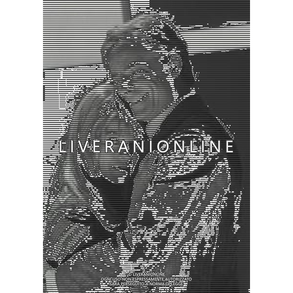NEG-RETROSPETTIVA RITA PAVONE CANTANTE NELLA FOTO RITA PAVONE CON GIANCARLO GIANNINI A ROMA NELL\'ANNO 1968 AG ALDO LIVERANI SAS
