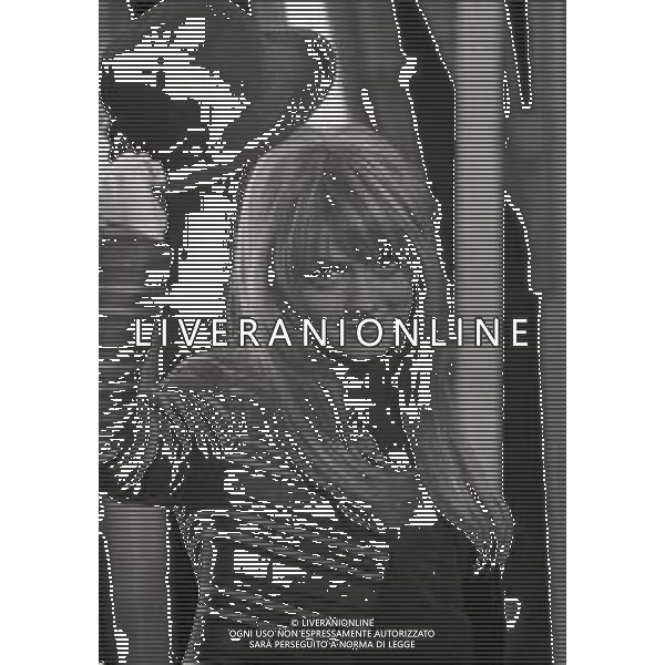 NEG-RETROSPETTIVA RITA PAVONE CANTANTE NELLA FOTO RITA PAVONE CON GIANCARLO GIANNINI A ROMA NELL\'ANNO 1968 AG ALDO LIVERANI SAS