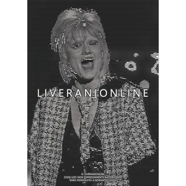 NEG-RETROSPETTIVA RITA PAVONE CANTANTE NELLA FOTO RITA PAVONE OSPITE NELLA TRASMISSIONE “TEST“ NELL\'ANNO 1984 A MILANO AG ALDO LIVERANI SAS