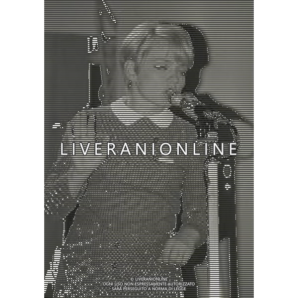 NEG-RETROSPETTIVA RITA PAVONE CANTANTE NELLA FOTO RITA PAVONE NELL\'ANNO 1969 A SANREMO AG ALDO LIVERANI SAS
