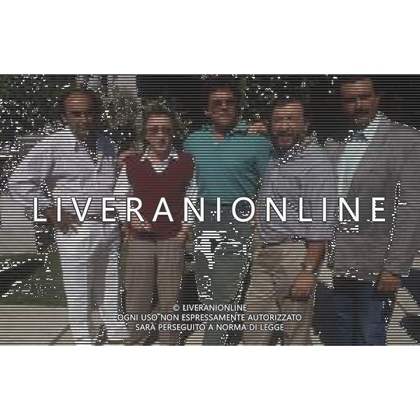 DIA - RETROSPETTIVA PUPI AVATI REGISTA NELLA FOTO IL REGISTA PUPI AVATI A VENEZIA NELL’ANNO 1986 CON DIEGO ABATANTUONO, CARLO DELLE PIANE, GIANNI CAVINA, ALESSANDRO HABER ©DFP-AG ALDO LIVERANI SAS