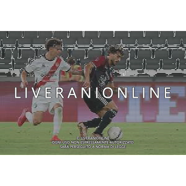 TVEM September 3, 2024 Bari, Italy - Team Altamura vs Foggia Calcio - Italian soccer serie C 2024/25 - San Nicola Stadium. In the pic: Marco Zunno of Foggia in action against Lorenzo Pischetola of Team Altamura ©Emanuele Mastrodonato / AGENZIA ALDO LIVERANI SAS