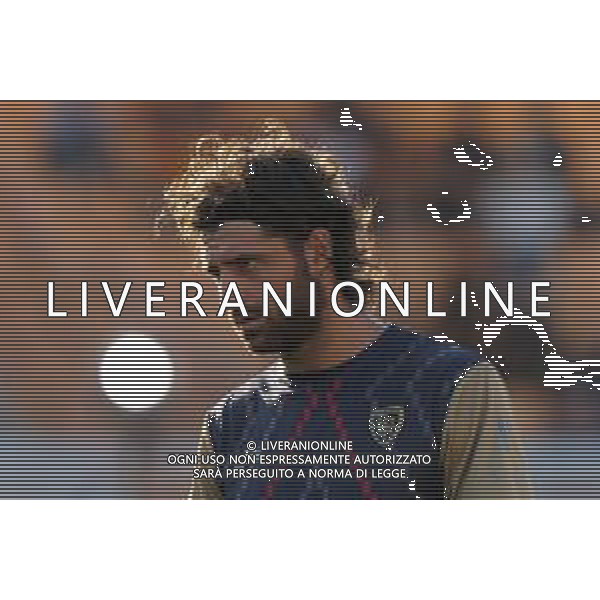 TVEM August 31, 2024 Lecce, Italy - US Lecce vs Cagliari - Italian soccer serie A 2024/25 - Via Del Mare Stadium. In the pic: Sebastiano Luperto of Cagliari ©Emanuele Mastrodonato / AGENZIA ALDO LIVERANI SAS