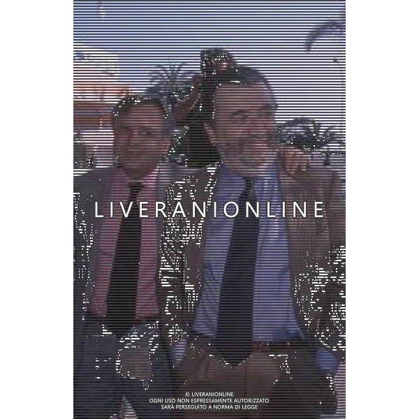 DIA - RETROSPETTIVA PUPI AVATI REGISTA NELLA FOTO IL REGISTA PUPI AVATI A CANNES NELL’ANNO 1991 CON IL FRATELLO ANTONIO ©CONTROLUCE-AG ALDO LIVERANI SAS