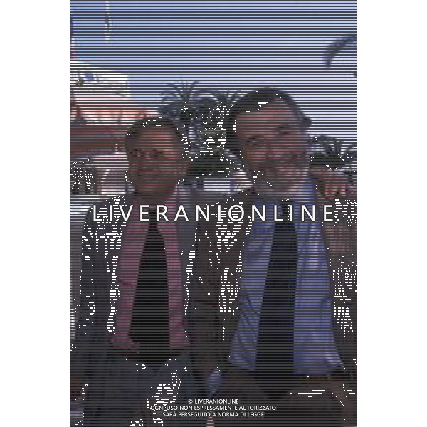 DIA - RETROSPETTIVA PUPI AVATI REGISTA NELLA FOTO IL REGISTA PUPI AVATI A CANNES NELL’ANNO 1991 CON IL FRATELLO ANTONIO ©CONTROLUCE-AG ALDO LIVERANI SAS
