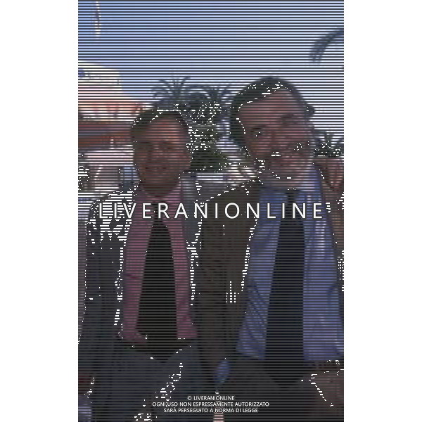 DIA - RETROSPETTIVA PUPI AVATI REGISTA NELLA FOTO IL REGISTA PUPI AVATI A CANNES NELL’ANNO 1991 CON IL FRATELLO ANTONIO ©CONTROLUCE-AG ALDO LIVERANI SAS