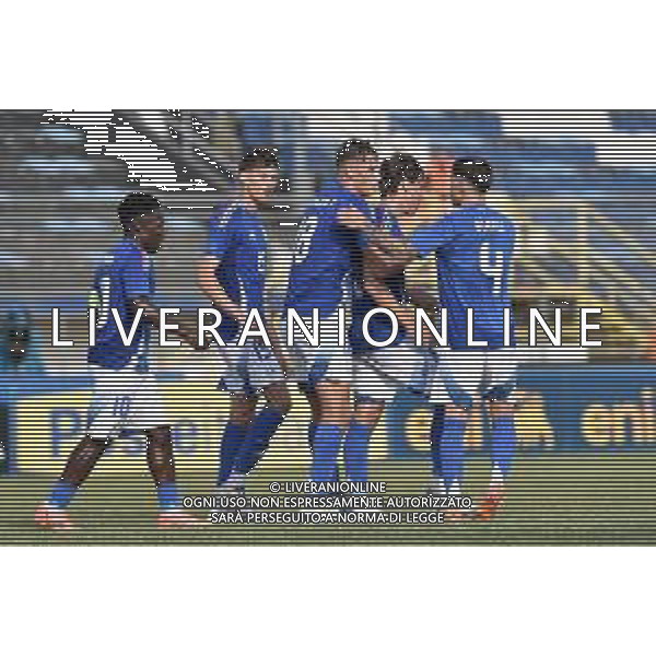 Italia U21 vs San Marino U21 - Turno di qualificazione - 13 Giornata - Stadio D.Francioni - Latina 05-09-2024 nella foto Esultanza Italia FOTO FEDERICO GAETANO-AG ALDO LIVERANI SAS