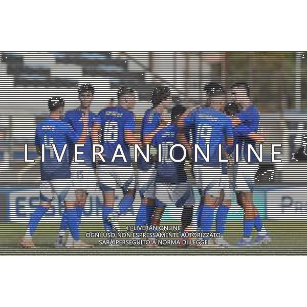Italia U21 vs San Marino U21 - Turno di qualificazione - 13 Giornata - Stadio D.Francioni - Latina 05-09-2024 nella foto Esultanza Italia FOTO FEDERICO GAETANO-AG ALDO LIVERANI SAS