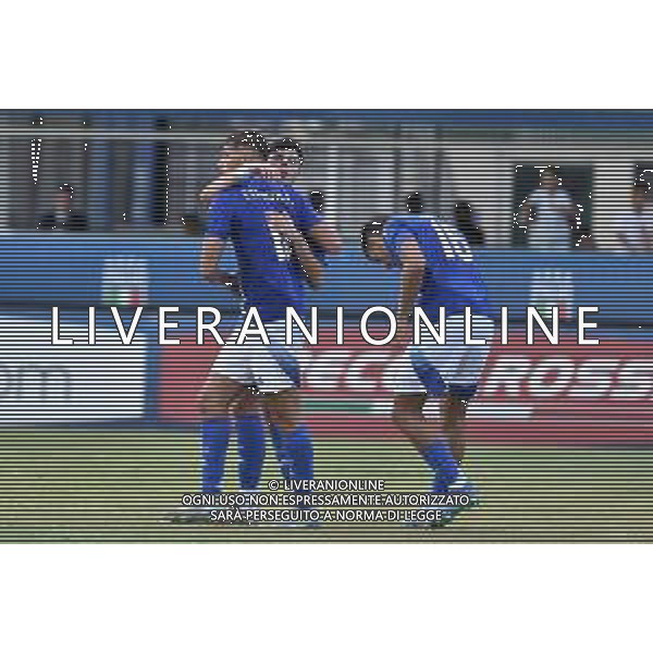Italia U21 vs San Marino U21 - Turno di qualificazione - 13 Giornata - Stadio D.Francioni - Latina 05-09-2024 nella foto Esultanza Italia terzo gol FOTO FEDERICO GAETANO-AG ALDO LIVERANI SAS