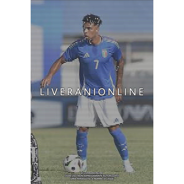 Italia U21 vs San Marino U21 - Turno di qualificazione - 13 Giornata - Stadio D.Francioni - Latina 05-09-2024 nella foto Cher Ndour foto federico gaetano-ag aldo liverani sas