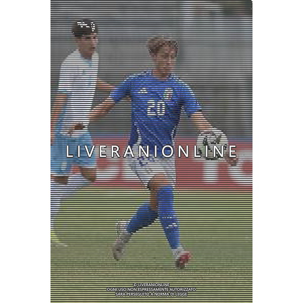 Italia U21 vs San Marino U21 - Turno di qualificazione - 13 Giornata - Stadio D.Francioni - Latina 05-09-2024 nella foto Jacopo Fazzini foto federico gaetano-ag aldo liverani sas