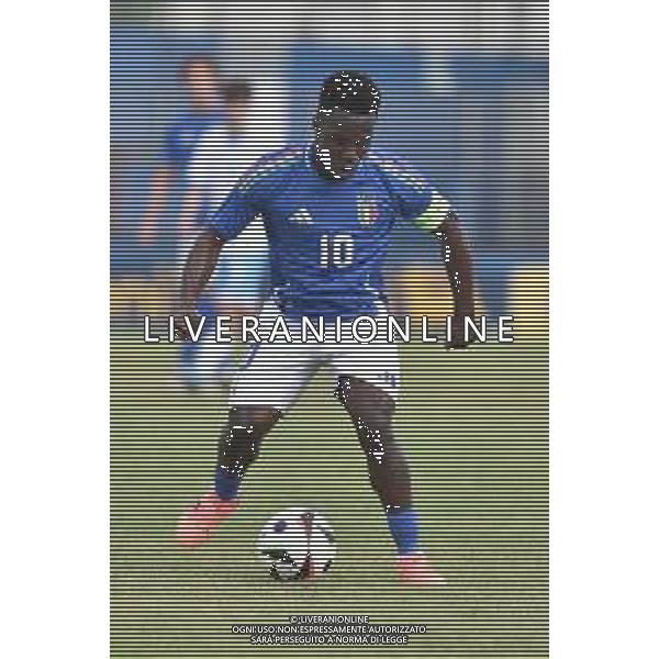 Italia U21 vs San Marino U21 - Turno di qualificazione - 13 Giornata - Stadio D.Francioni - Latina 05-09-2024 nella foto Wilfried Gnonto foto federico gaetano-ag aldo liverani sas
