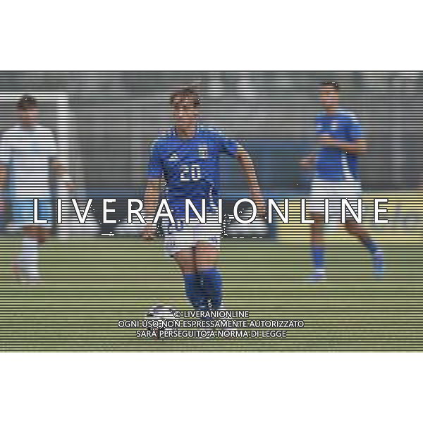 Italia U21 vs San Marino U21 - Turno di qualificazione - 13 Giornata - Stadio D.Francioni - Latina 05-09-2024 nella foto Jacopo Fazzini foto federico gaetano-ag aldo liverani sas
