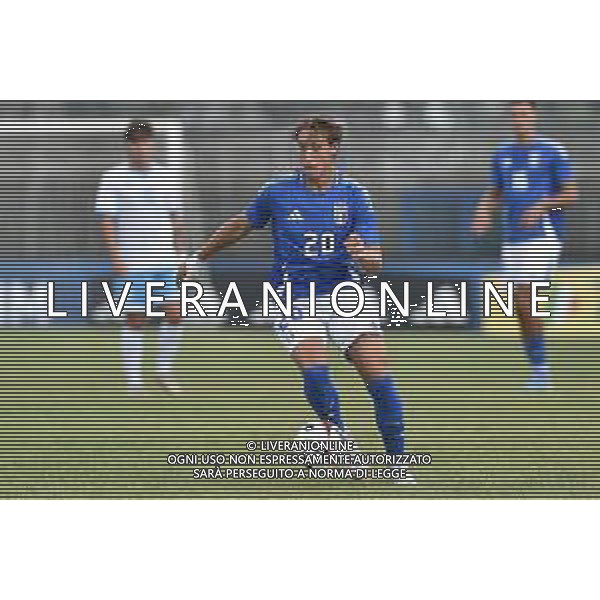 Italia U21 vs San Marino U21 - Turno di qualificazione - 13 Giornata - Stadio D.Francioni - Latina 05-09-2024 nella foto Jacopo Fazzini foto federico gaetano-ag aldo liverani sas