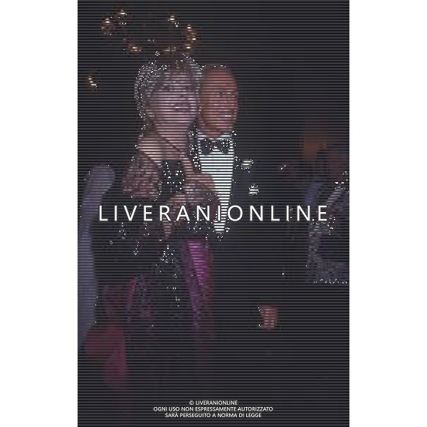 DIAP-RETROSPETTIVA SANDRA MILO ATTRICE NELLA FOTO SANDRA MILO CON RENATO BALESTRA A VENEZIA NELL\'ANNO 1989 AG ALDO LIVERANI SAS 