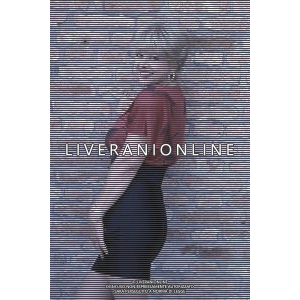 DIAP-RETROSPETTIVA SANDRA MILO ATTRICE NELLA FOTO SANDRA MILO A VENEZIA NELL\'ANNO 1989 AG ALDO LIVERANI SAS 