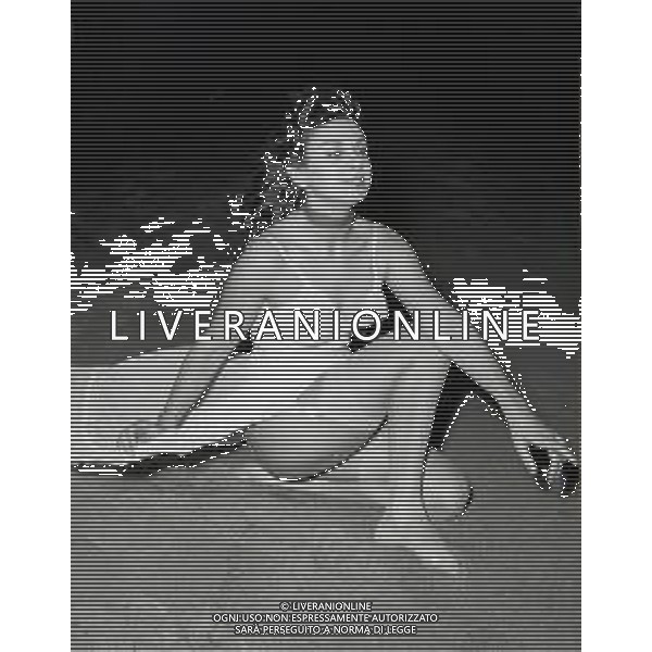 NEG-RETROSPETTIVA SANDRA MILO ATTRICE NELLA FOTO SANDRA MILO A ROMA NELL\'ANNO 1956 FOTO SANDRO VEPASIANI-AG ALDO LIVERANI SAS
