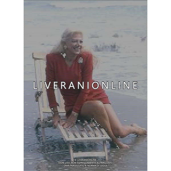 DIAP-RETROSPETTIVA SANDRA MILO ATTRICE NELLA FOTO SANDRA MILO A VENEZIA NELL\'ANNO 1990 AG ALDOL IVERANI SAS