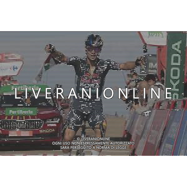 06-09-2024 Vuelta A Espana; Tappa 19 Logrono - Alto De Moncalvillo; 2024, Red Bull - Bora - Hansgrohe; Roglic, Primoz; Alto De Moncalvillo; ©SIROTTI/AGENZIA ALDO LIVERANI SAS