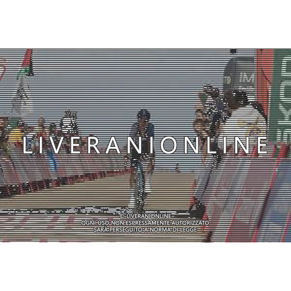 06-09-2024 Vuelta A Espana; Tappa 19 Logrono - Alto De Moncalvillo; 2024, Israel - Premier Tech; Riccitello, Matthew; Alto De Moncalvillo; ©SIROTTI/AGENZIA ALDO LIVERANI SAS