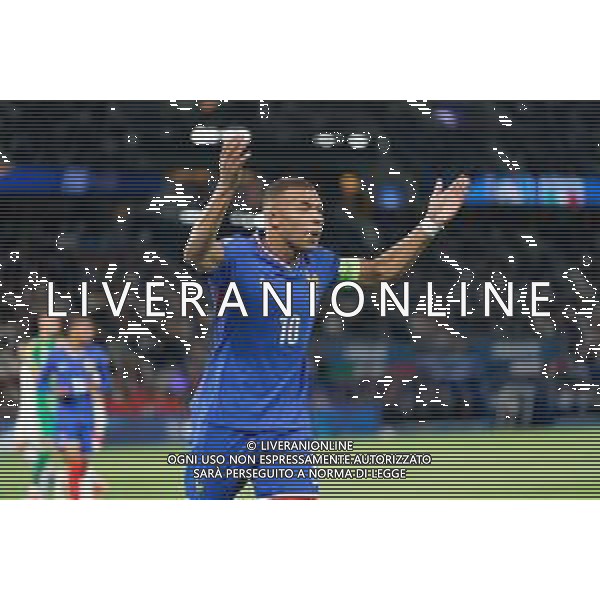 TVEM September 6, 2024 in Paris, France. France vs Italy, UEFA Nations League 2024/25 League A Group A2 match - Parc des Princes Stadium. In the pic: ©Emanuele Mastrodonato/AGENZIA ALDO LIVERANI SAS