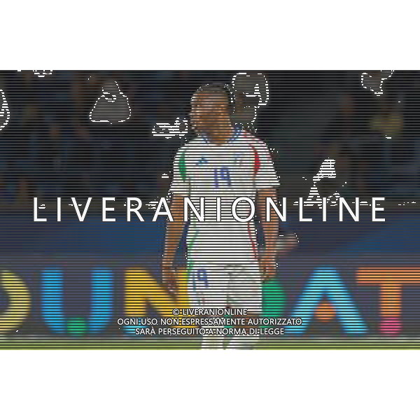 TVEM September 6, 2024 in Paris, France. France vs Italy, UEFA Nations League 2024/25 League A Group A2 match - Parc des Princes Stadium. In the pic: Destiny Udogie of Italy foto e.mastrodonato-ag aldo liverani sas