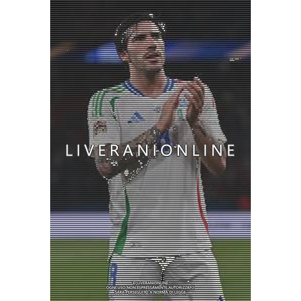 TVRG Francia vs Italia nella foto Sandro Tonali (Italia) Parigi (FRA) 06-09-2024 Stadio Parco dei Principi UEFA Nations League - Lega A Gruppo A2 - 1a giornata foto Roberto Garavaglia/Agenzia Aldo Liverani sas