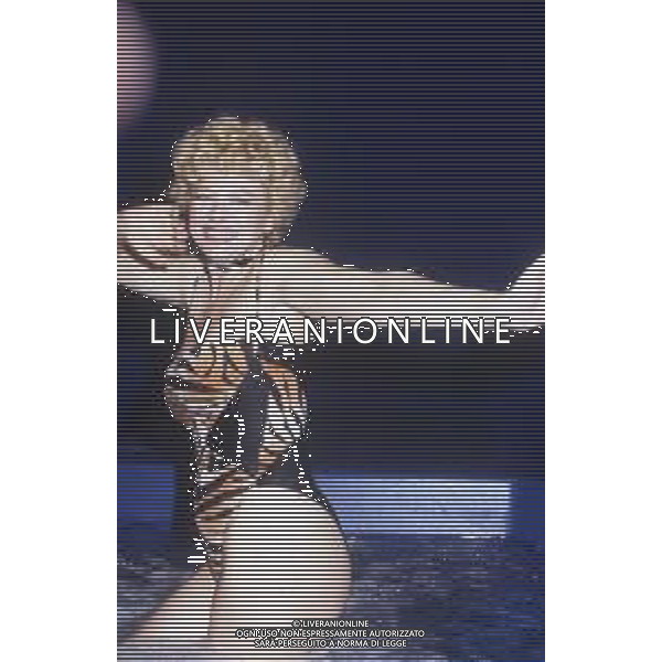 DIAP-RETROSPETTIVA SANDRO MILO ATTRICE NELLA FOTO SANDRA MILO A ROMA NELL\'ANNO 1984 NELLA TRASMISSIONE TELEVISIVA “MIXER“ AG ALDO LIVERANI SAS 